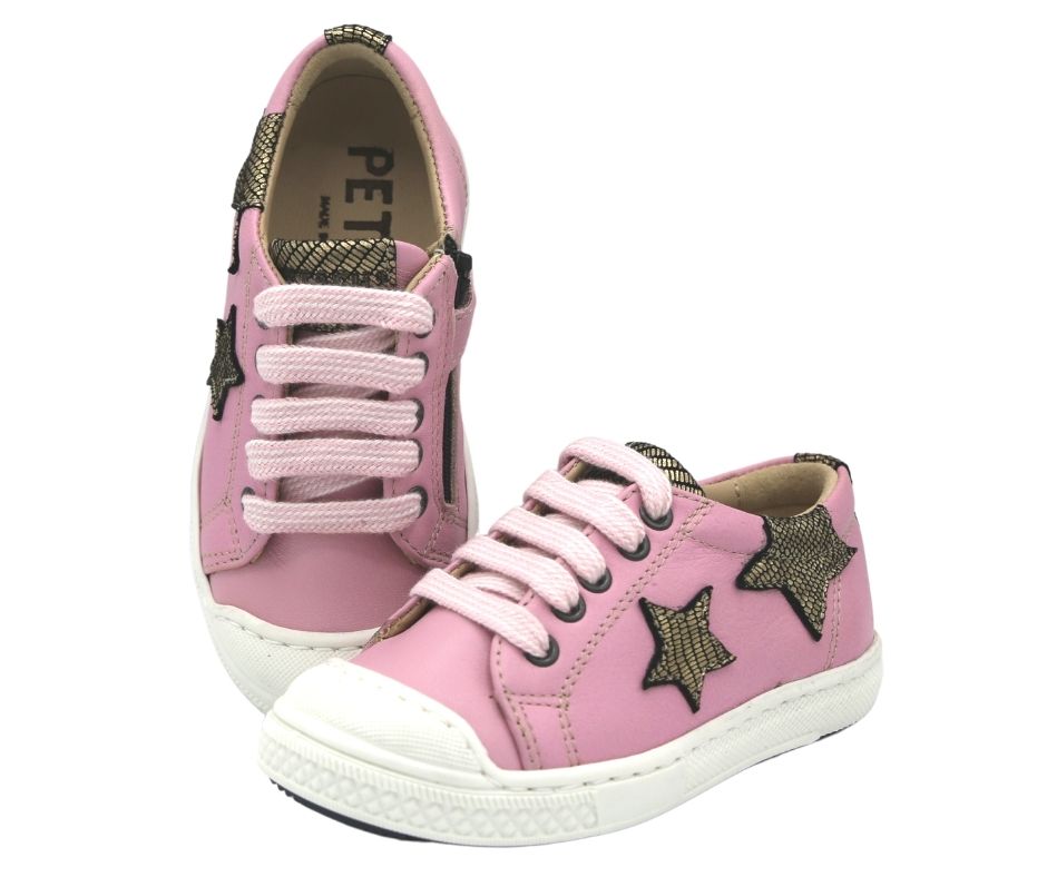 Petasil Annabelle Girl's Casual Leather Trainers - Happy Feet ...